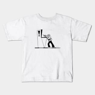 Johnny Shoots Saucers Kids T-Shirt